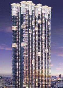 Facade Design at Lodha The Park, located in Lower Parel, Mumbai