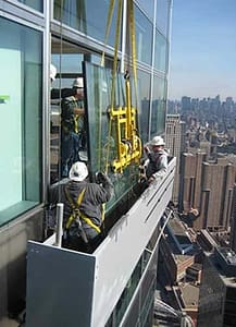 Building Maintenance Unit glass fitting