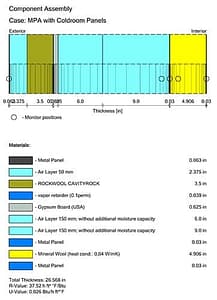 Figure 2: WUFI Input and output parameters
