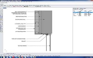 Figure 6: Section detail in Rhino