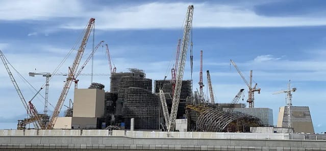 Guggenheim Museum under construction