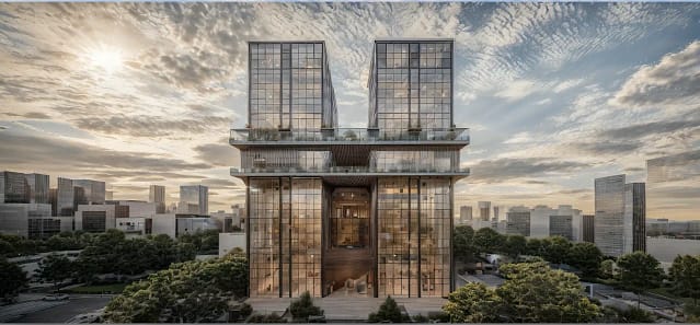 The design of façades and fenestrations has evolved beyond aesthetics to integrate functionality and sustainability, driven by cutting-edge software and tools