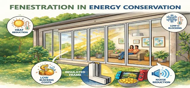 The Materials Used For Fenestration Play A Big Role In Energy Conservation