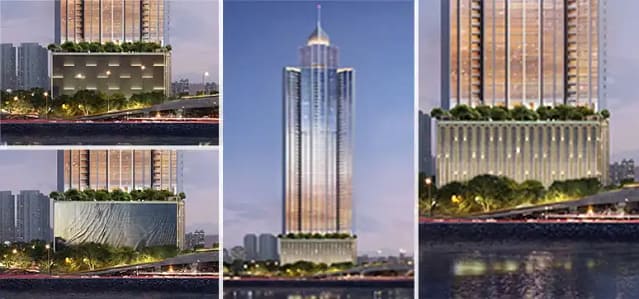 A view of One Marina, Marine Lines, Mumbai