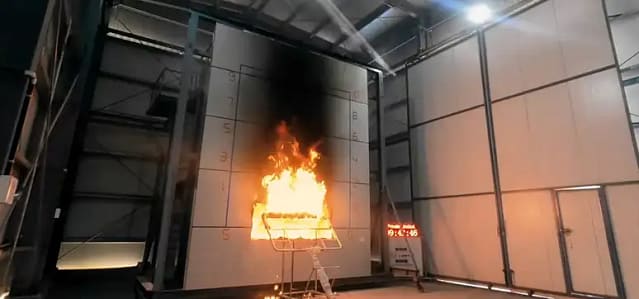 The NFPA 285, developed by the National Fire Protection Association