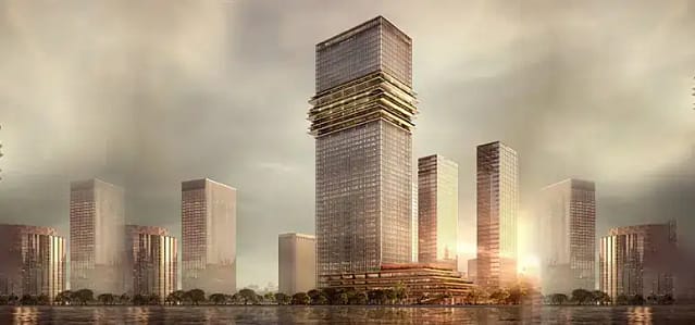 The Sun Tower Facade by BM Windows