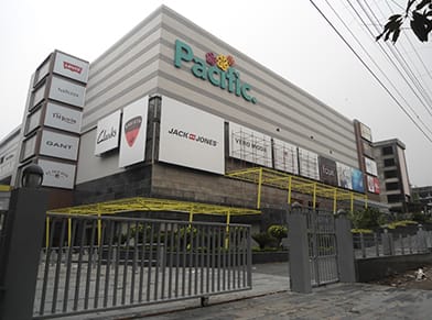 Effective facade material used in Pacific-Mall-Dehradun