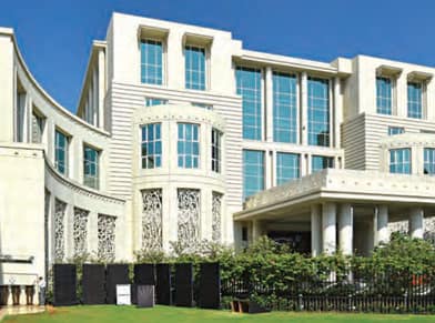 Building design of Taj Hotel at Santacruz