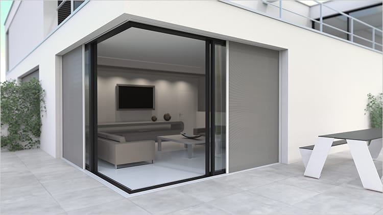 Slidefix from Renson opens to the Sides