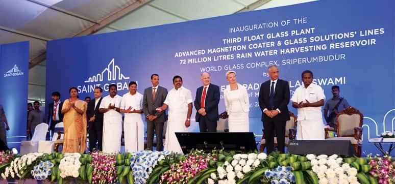 Inauguration of new project of Saint Gobain