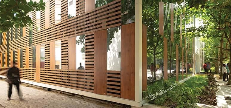 ACC Wall with Openable Windows at Tech Park Chennai