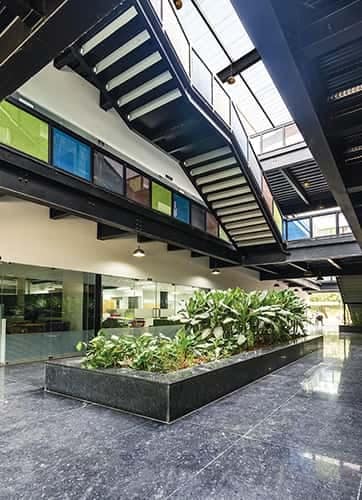 Roof Design of Atrium at Tech Park Chennai