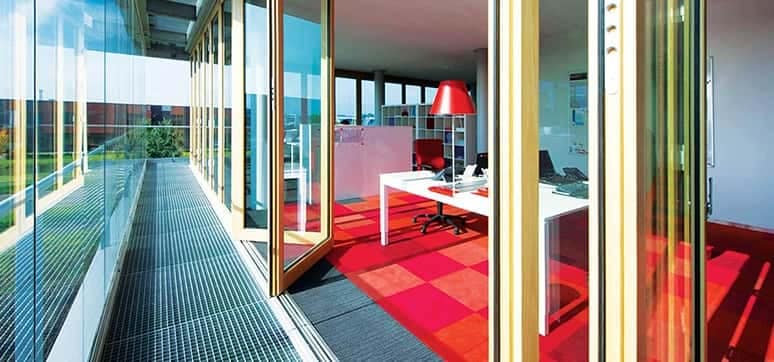 The corridor façade design