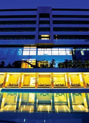 The façade of Garware Club House