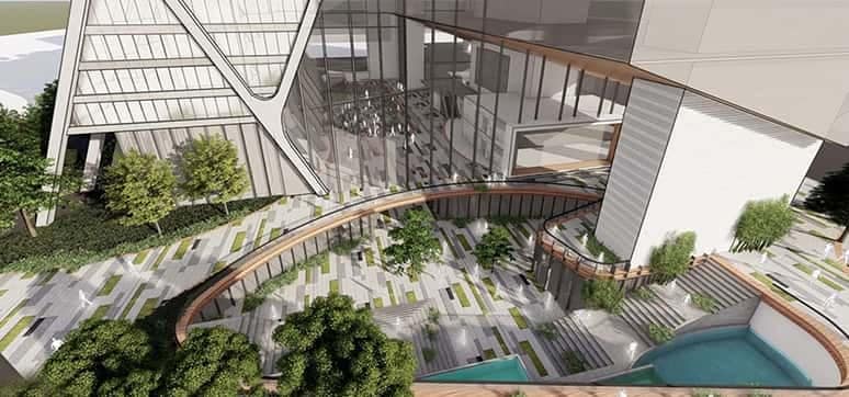 Upcoming Pedestrian blaza, BKC, Mumbai