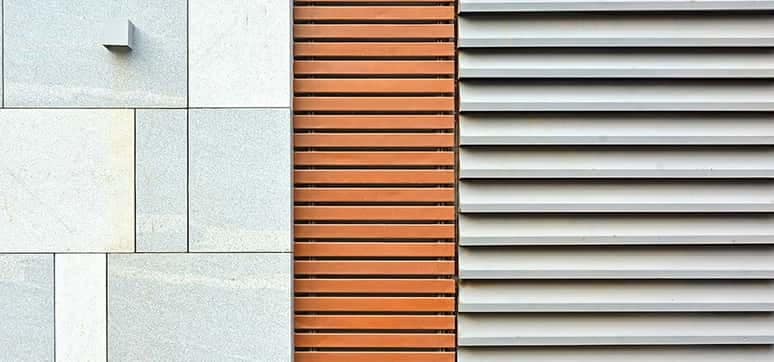 Façade palette (Granite + Terracotta + Aluminium), Lodha Venezia, Mumbai