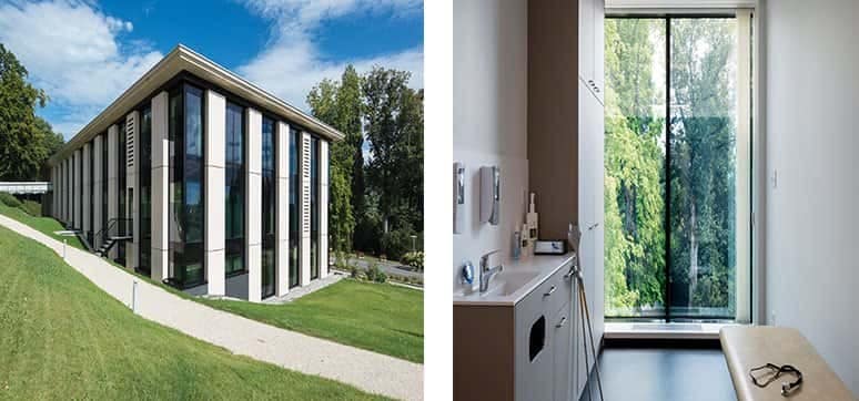 The La Lignière Medical and Therapeutical Center,with architectural daylighting