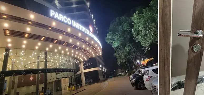 Healthcare Sector Parco Hospital, Kerala & hardware installation at Parco Hospital Kerala