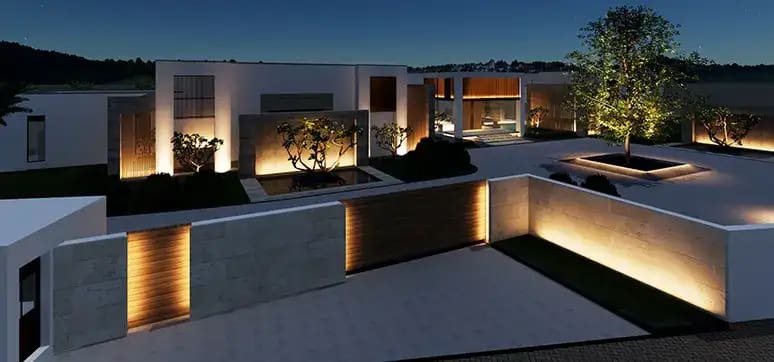 Facade Lighting at SAH Villa