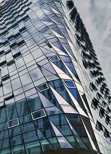 Cross ventilation architecture at the MacKimmie Tower, Calgary, Canada