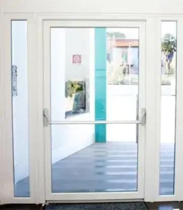 Emergency escape doors