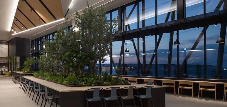 Indoor view behind FSV 381