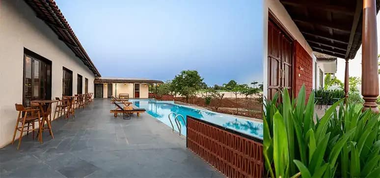 Dhriti Nirvana - is low-cost on-site and has good thermal properties in hot and dry weather