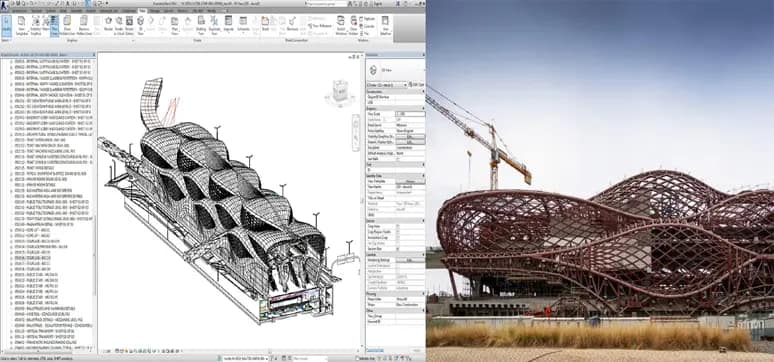KAFD metro station - BIM vs reality
