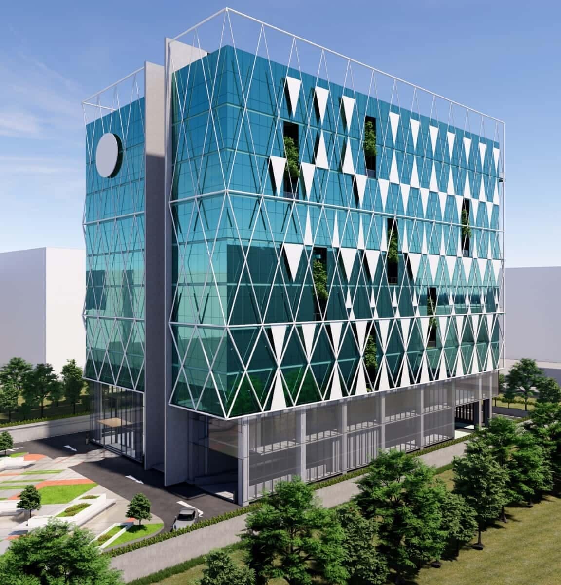 Parametric Software Used To Create Façade (An Ongoing Project In Ahmedabad)