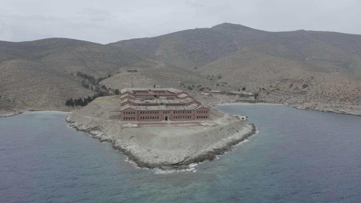 Gyaros Island in Greece