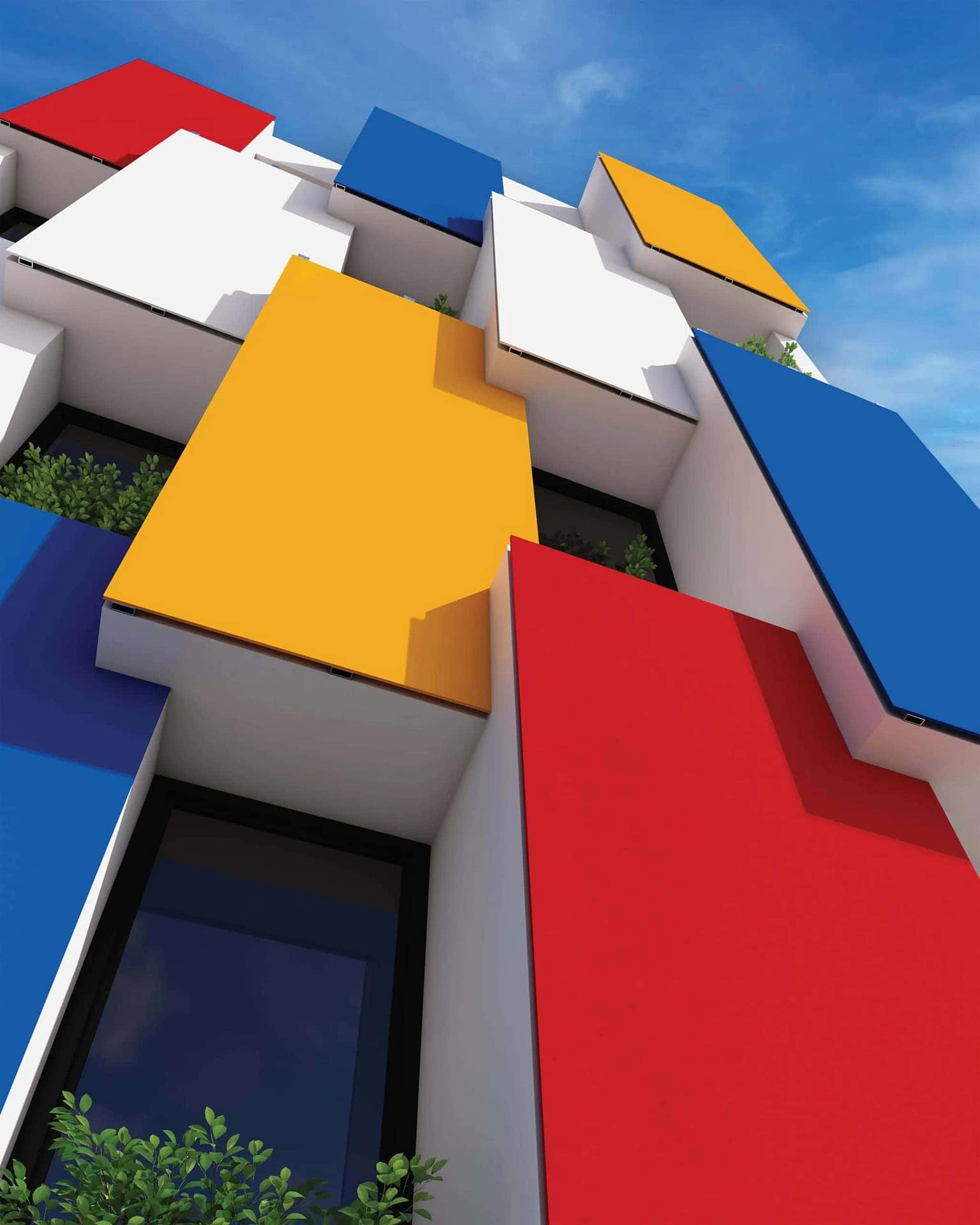 Balcony application withGreenlam Clads